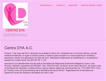 Tablet Screenshot of centrodya.org